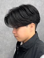 エルマーク 本山(L-MARK)&nbsp;マッシュヘア/黒髪/メンズカット/men's/フェザーパーマ