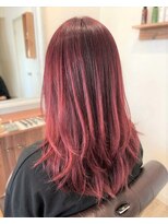 リエットヘア(Lie et.hair)&nbsp;明るめでも上品に。大人のローズカラー｜西尾市 美容室