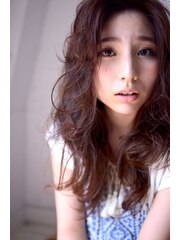 curl wave×mix perm -long-