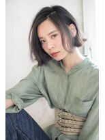 ミンクス 青山店(MINX)&nbsp;【MINX松下】人気 マチルダ風モードな切りっぱなし外ハネボブ