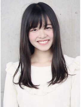 ヘアデザイン フレア(hair design Flare) 『モテ髪王道ストレート☆』小顔ナチュラルストレートヘア