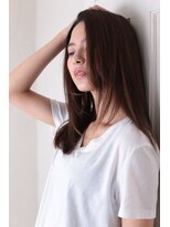 ネオリーブエクラ 上野御徒町店(Neolive eclat)&nbsp;ナチュラルストレート×セミロング　アースカラー