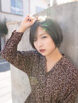 ホロン 池袋(HOLON)&nbsp;【HOLON】大人かわいいイメチェン耳かけフォギーベージュボブ