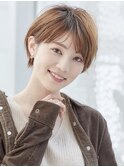 抜け感のある大人マッシュショート