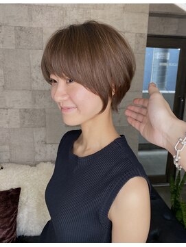プラグ ヘアーデザイン 大名店(PLUG hair design) 耳掛けショート