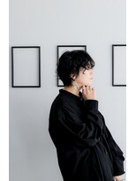 ノード(NODO) マッシュショート+スパイラルパーマ