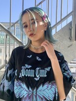 アレンジボブ_アースカラーくびれヘアツートンカラー_69021