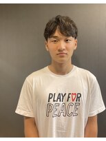 リリー(Lily)&nbsp;クセを活かして、ナチュラルセンターパート【床屋】蒲田/川崎