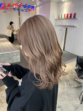 ゲーム 原宿店(GAME) ミルクティーベージュ/ダブルカラー/ケアブリーチ/髪質改善/原宿