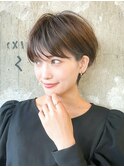 大人かわいいショートヘア/イメチェンショート/30代40代50代