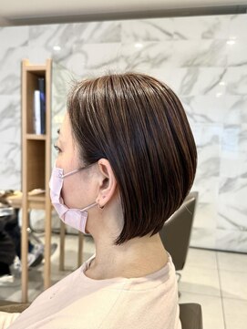 キャリ(CALI) 耳掛け軽めボブ≪CALI・田町・三田・美容室≫