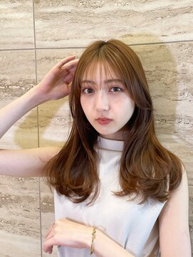 ノク 渋谷(nok) レイヤーカット_大人ガーリーチョコレートモード