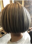 ハイライトandローライトボブ