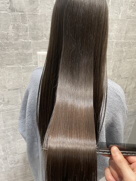 チラックス(ChilluX) つやつやアッシュブラウンカラー