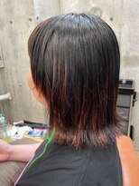 コージー(Kozy)&nbsp;顔まわりレイヤー/姫カット/特殊ハイライト/切りっぱなし