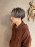 【メンズ《発色》コース】カット+発色カラー（リタッチ）￥9,350