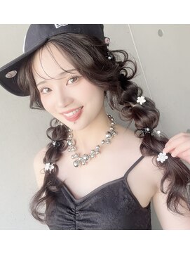 ツインテール/ツインテールアレンジ/ゴムだけアレンジ