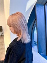 ボブルフ/ネビージュ/小顔/ワンレン/スモーキーアッシュ[渋谷駅]
