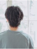 爽やかパーマスタイル