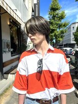 チャプター 問屋町(chapter)&nbsp;センターパートマッシュハイライトニュアンスパーマカルマパーマ