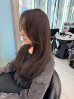 【レイヤースタイル×ミスティークラベンダーで透明感ヘア】