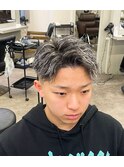 ホワイトメッシュツイスパ
