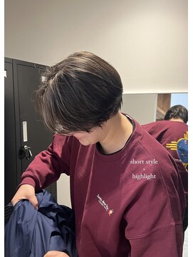 シアン 矢場町店(CYAN.) ショートスタイルに映える海外風ハイライト!!