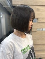 テテ(TETE)&nbsp;ボブ/前下がりボブ/オリーブベージュ