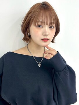 ヴェイン 渋谷(vain) ショートボブ 外ハネボブ ヨシンモリ 韓国ヘア タッセルボブ