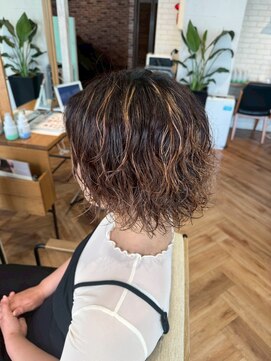 ヘアーショップ エヌアンドエー 越谷店(hair shop N&A) 大人かっこいい◎ハイライト×パーマスタイル/ブリーチ