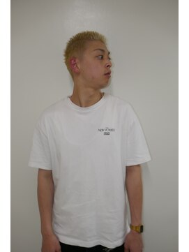 ルックグッドストア タカラヅカ(LOOK GOOD STORE TAKARAZUKA) メンズカットアップバングハイトーンスパイキーショート