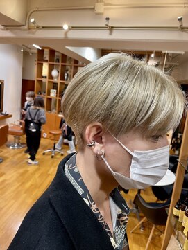 オーガニックマインド 坂戸 鶴ヶ島(organic+mind) 清潔感ヘア刈り上げマッシュショート大人カッコイイ爽やか