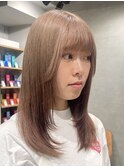 銀座髪質改善レイヤーカット白髪ぼかしハイライト縮毛矯正有楽町