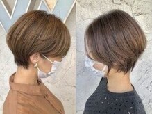 サンタフェ 飯田(Santa Fe)の雰囲気（360度どこから見ても美シルエットのショートスタイルが好評◎）