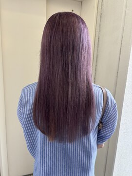 ヘアーデザイン シュシュ(hair design Chou Chou by Yone) ラベンダー/ダブルカラー/ケアブリーチ/トキオトリートメント