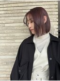 イルミナカラー　縮毛矯正　トリートメント　ヘッドスパショート