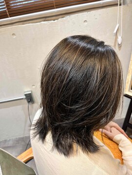 アフィックス ヘア 小岩駅前店(affix hair) ふんわりクラゲ外はねミディ