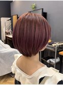 【黒髪/ピンク/オリーブグレー/小顔/ココアベージュ】林愛華