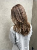 ハイトーンレイヤー、バレイヤージュ、レイヤーカットハイライト