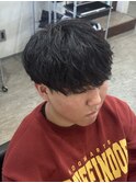 アイロン風緩めシャドウパーマ