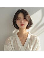 e.m.a プレミアムビューティーサロン 栄駅店(e.m.a PREMIUM BEAUTY SALON)&nbsp;ボブ/イメチェン/外ハネボブ/美髪/ワイドバング/髪型