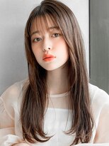 リヤン 表参道(lyann)&nbsp;前髪モテ髪外ハネボブピンクベージュ大人可愛いワンカール