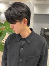 《再現性の高いメンズカット&メンズパーマ》メンズ特化スタイリスト在籍◎モチがよく自宅でのヘアセットも*