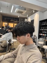 アロー 船橋店(AROH) MEN’S/リバースセンターパート/ニュアンスパーマ/船橋