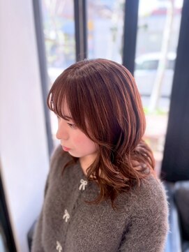 ピュア ポイント 和光店(PURE POINT) ブリーチ無しpink brown