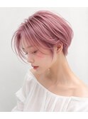 ショートカットレイヤーカットマッシュウルフエンドカラー