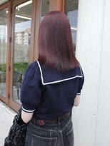 Idk ワンカラー/レッドブラウン/10トーン透明感