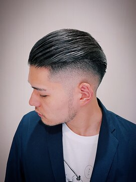 ヒロギンザバーバーショップ 新宿店(HIRO GINZA BARBER SHOP) スリックバック×スキンフェード
