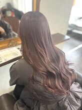 イデア 研究学園店(idea)&nbsp;ブリーチなしダブルカラー【ピンク系】