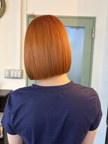 コレット ヘアー 大通(Colette hair)&nbsp;-カノン-キャメルオレンジ×BOB